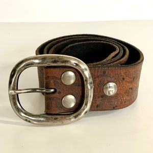 BedStu Genuine Vintage Artisanal Leather Belt JAY